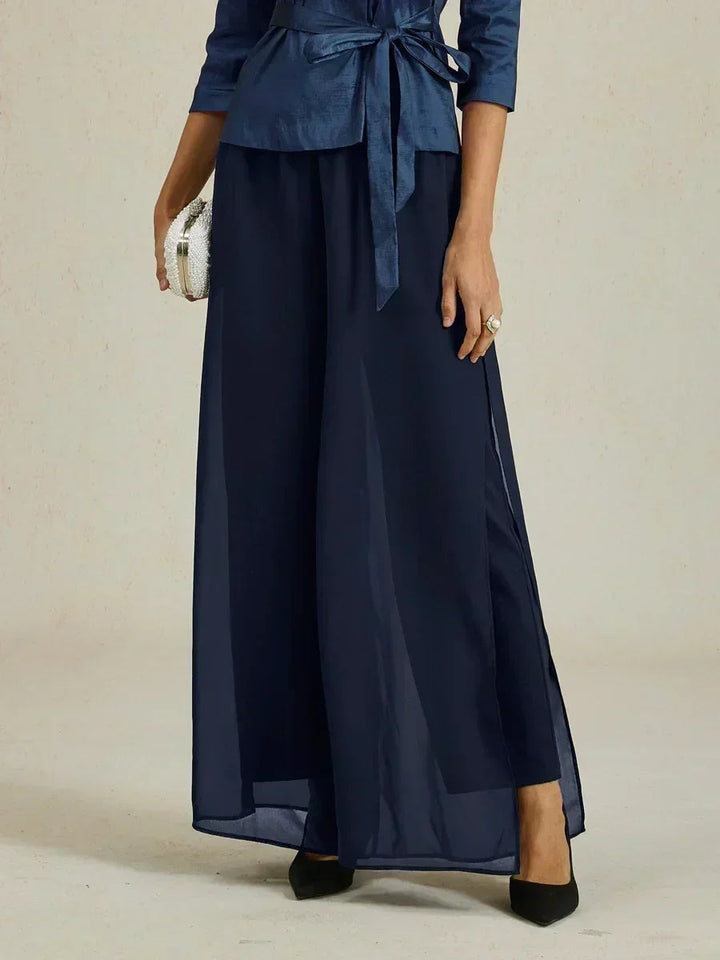 Fluressa | Split Hem Flow Trousers