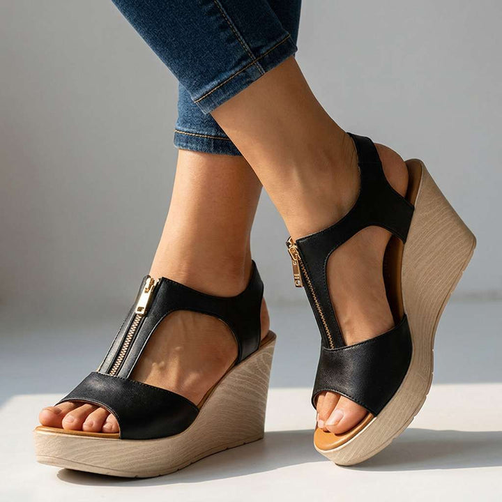 Evalyn Zip-Back Heels