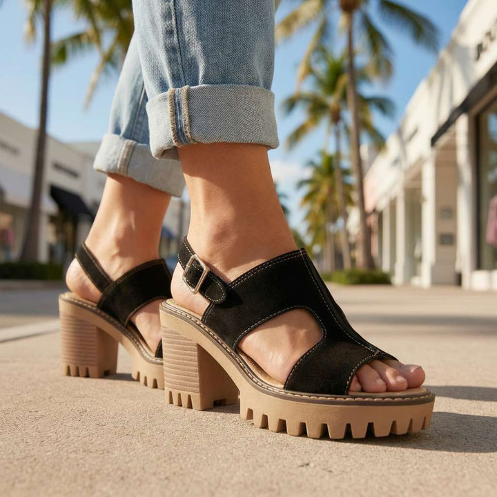 Karen Signature Strap Heels